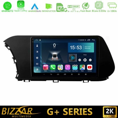 Bizzar G+ Series Hyundai i20 2021-2024 8core Android12 6+128GB Navigation Multimedia Tablet 9