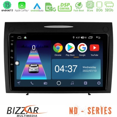Bizzar ND Series 8Core Android13 2+32GB Mercedes SLK Class Navigation Multimedia Tablet 9