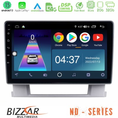 Bizzar ND Series 8Core Android13 2+32GB Opel Astra J 2010-2014 Navigation Multimedia Tablet 9