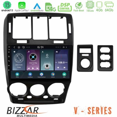 Bizzar V Series Hyundai Getz 2002-2009 10core Android13 4+64GB Navigation Multimedia Tablet 9