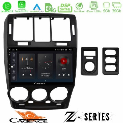 Cadence Z Series Hyundai Getz 2002-2009 8core Android12 2+32GB Navigation Multimedia Tablet 9