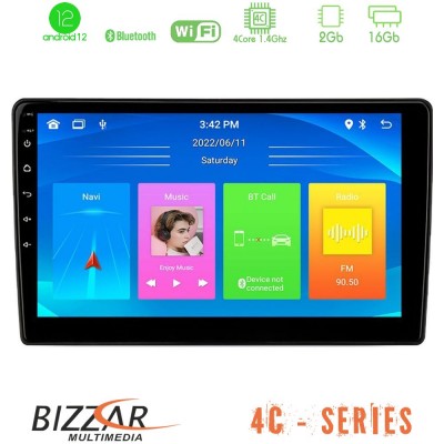 Bizzar 4C Series 4Core Android12 2+16GB Navigation Multimedia Tablet 10