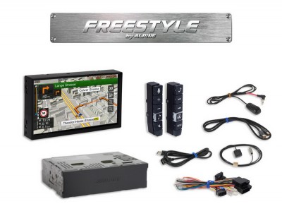 Alpine X703D-F Freestyle 7-inch Navigation System for custom installation with TomTom maps