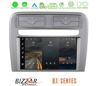 Bizzar OEM Fiat Grande Punto 8core Android12 4+64GB Navigation Multimedia Deckless 7