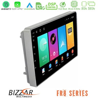 Bizzar FR8 Series Opel Astra/Corsa/Antara/Zafira 8core Android13 2+32GB Navigation Multimedia Tablet 9