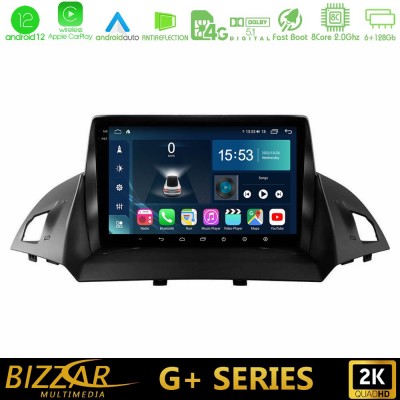Bizzar G+ Series Ford C-Max/Kuga 8core Android12 6+128GB Navigation Multimedia Tablet 9