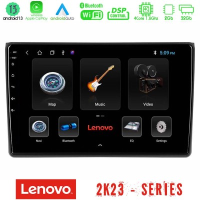 Lenovo Car Pad Audi A4 B7 4Core Android 13 2+32GB Navigation Multimedia Tablet 9