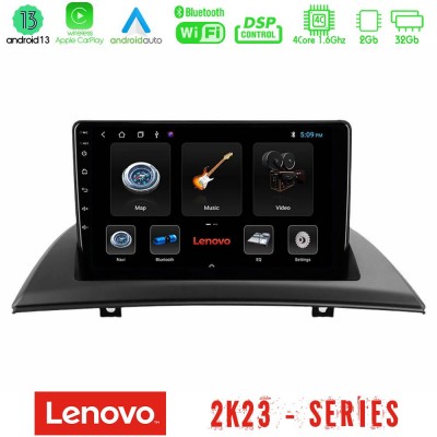 Lenovo Car Pad BMW E83 4Core Android 13 2+32GB Navigation Multimedia Tablet 9