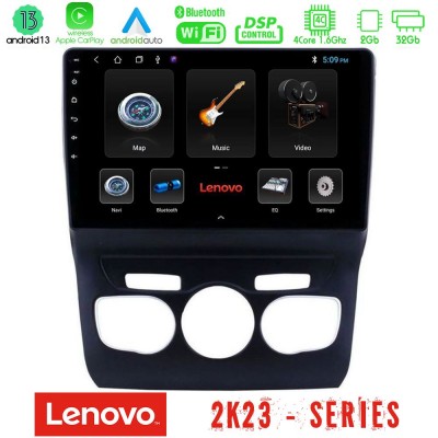 Lenovo Car Pad Citroen C4L 4Core Android 13 2+32GB Navigation Multimedia Tablet 10