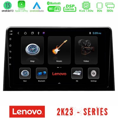 Lenovo Car Pad Peugeot Partner / Citroën Berlingo 2020-> 4Core Android 13 2+32GB Navigation Multimedia Tablet 10