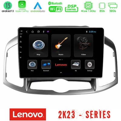 Lenovo Car Pad Chevrolet Captiva 2012-2016 4Core Android 13 2+32GB Navigation Multimedia Tablet 9