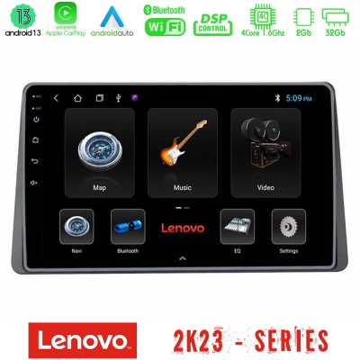 Lenovo Car Pad Dacia Duster 2019-> 4core Android 13 2+32GB Navigation Multimedia Tablet 9