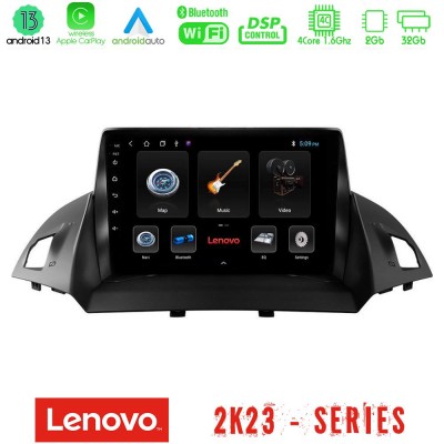 Lenovo Car Pad Ford Kuga/C-Max 4Core Android 13 2+32GB Navigation Multimedia Tablet 9