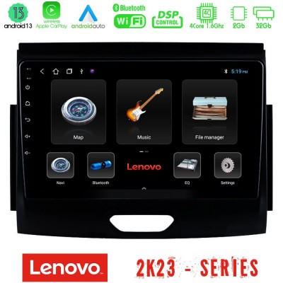 Lenovo Car Pad Ford Ranger 2017-2022 4Core Android 13 2+32GB Navigation Multimedia Tablet 9″
