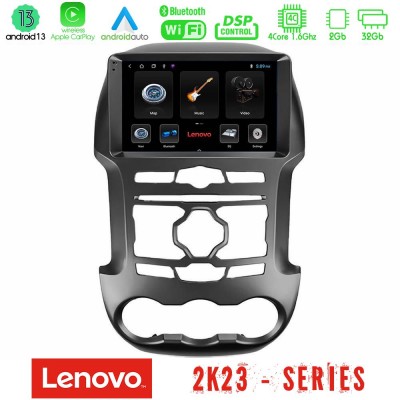 Lenovo Car Pad Ford Ranger 2012-2016 4Core Android 13 2+32GB Navigation Multimedia Tablet 9