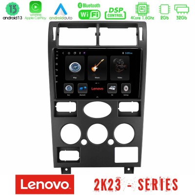 Lenovo Car Pad Ford Mondeo 2001-2004 4Core Android 13 2+32GB Navigation Multimedia Tablet 9