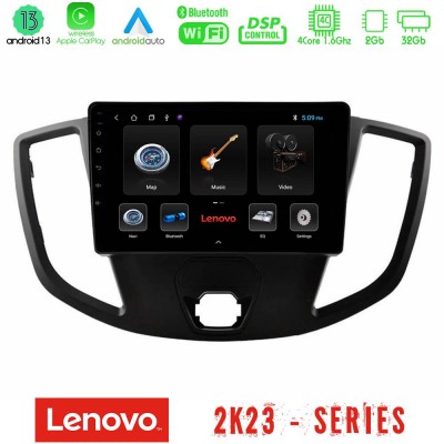 Lenovo Car Pad Ford Transit 2014-> 4core Android 13 2+32GB Navigation Multimedia Tablet 9