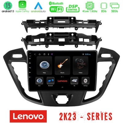 Lenovo Car Pad Ford Transit Custom/Tourneo Custom 4Core Android 13 2+32GB Navigation Multimedia Tablet 9
