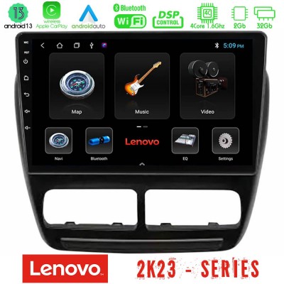 Lenovo Car Pad Fiat Doblo / Opel Combo 2010-2014 4Core Android 13 2+32GB Navigation Multimedia Tablet 9