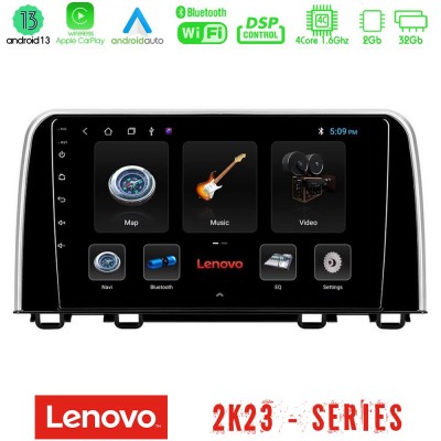 Lenovo Car Pad Honda CR-V 2019-> 4Core Android 13 2+32GB Navigation Multimedia Tablet 10
