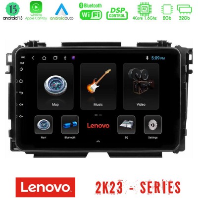 Lenovo Car Pad Honda HR-V 4Core Android 13 2+32GB Navigation Multimedia Tablet 9