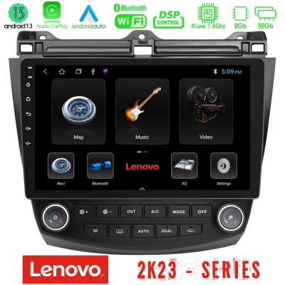 Lenovo Car Pad Honda Accord 2002-2008 4Core Android 13 2+32GB Navigation Multimedia Tablet 10