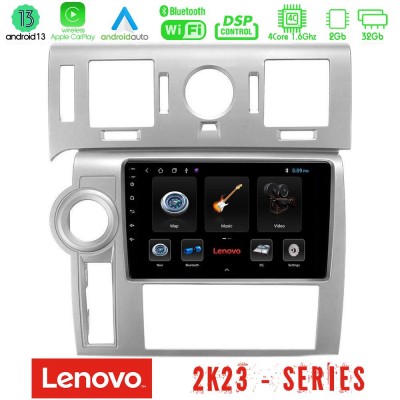 Lenovo Car Pad Hummer H2 2008-2009 4Core Android 13 2+32GB Navigation Multimedia Tablet 9