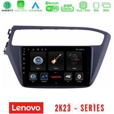 Lenovo Car Pad Hyundai i20 4Core Android 13 2+32GB Navigation Multimedia Tablet 9