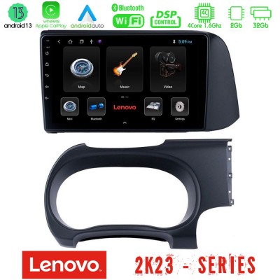 Lenovo Car Pad Hyundai i10 4Core Android 13 2+32GB Navigation Multimedia Tablet 9