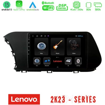 Lenovo Car Pad Hyundai i20 2021-2022 4Core Android 13 2+32GB Navigation Multimedia Tablet 10