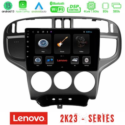 Lenovo Car Pad Hyundai Matrix 2001-2010 4Core Android 13 2+32GB Navigation Multimedia Tablet 9