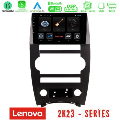 Lenovo Car Pad Jeep Commander 2007-2008 4Core Android 13 2+32GB Navigation Multimedia Tablet 9