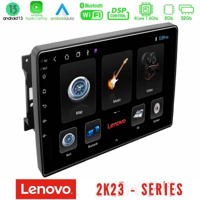 Lenovo Car Pad Chrysler / Dodge / Jeep 4core Android 13 2+32GB Navigation Multimedia Tablet 10