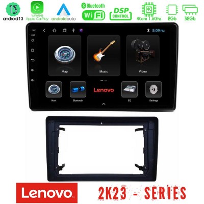 Lenovo Car Pad Chrysler / Dodge / Jeep 4Core Android 13 2+32GB Navigation Multimedia Tablet 10