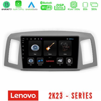 Lenovo Car Pad Jeep Grand Cherokee 2005-2007 4core Android 13 2+32GB Navigation Multimedia Tablet 10