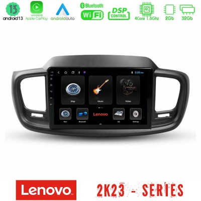 Lenovo Car Pad Kia Sorento 2018-2021 4Core Android 13 2+32GB Navigation Multimedia Tablet 9