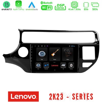 Lenovo Car Pad Kia Rio 2015-2017 4Core Android 13 2+32GB Navigation Multimedia Tablet 9
