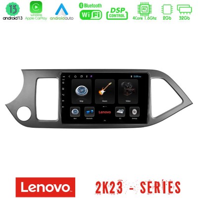 Lenovo Car Pad Kia Picanto 4Core Android 13 2+32GB Navigation Multimedia Tablet 9