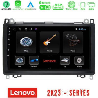 Lenovo Car Pad Mercedes A/B/Vito/Sprinter Class 4Core Android 13 2+32GB Navigation Multimedia 9