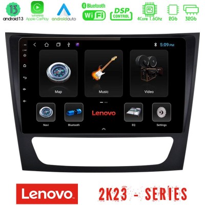 Lenovo Car Pad Mercedes E Class / CLS Class 4Core Android 13 2+32GB Navigation Multimedia 9
