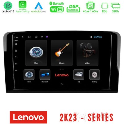 Lenovo Car Pad Mercedes ML/GL Class 4Core Android 13 2+32GB Navigation Multimedia Tablet 9
