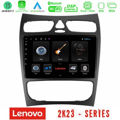Lenovo Car Pad Mercedes CLK Class W209 2000-2004 4core Android 13 2+32GB Navigation Multimedia Tablet 9