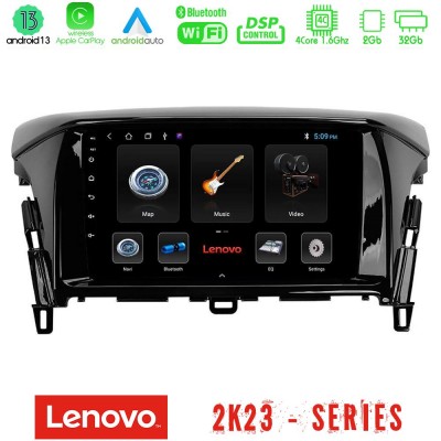 Lenovo Car Pad Mitsubishi Eclipse Cross 4Core Android 13 2+32GB Navigation Multimedia Tablet 9