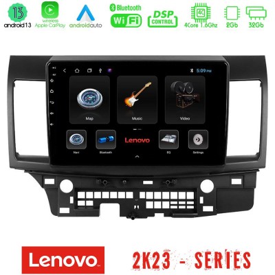 Lenovo Car Pad Mitsubishi Lancer 2008 – 2015 4Core Android 13 2+32GB Navigation Multimedia Tablet 10