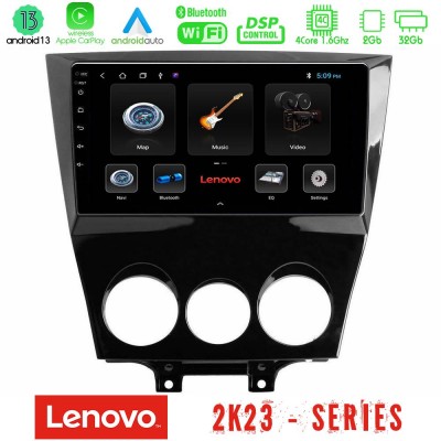 Lenovo Car Pad Mazda RX8 2008-2012 4Core Android 13 2+32GB Navigation Multimedia Tablet 9