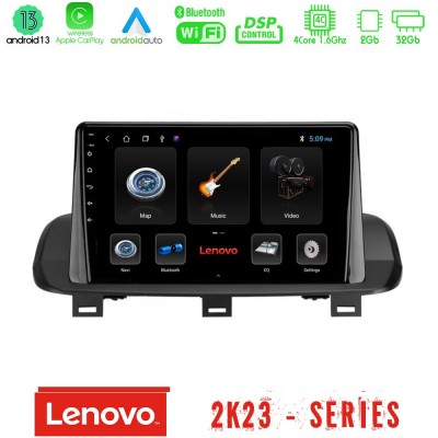 Lenovo Car Pad Nissan Qashqai J12 & X-Trail T33 4Core Android 13 2+32GB Navigation Multimedia Tablet 10
