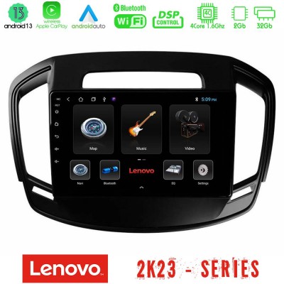 Lenovo Car Pad Opel Insignia 2014-2017 4core Android 13 2+32GB Navigation Multimedia Tablet 9