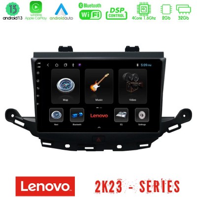Lenovo Car Pad Opel Astra K 2015-2019 4Core Android 13 2+32GB Navigation Multimedia Tablet 9