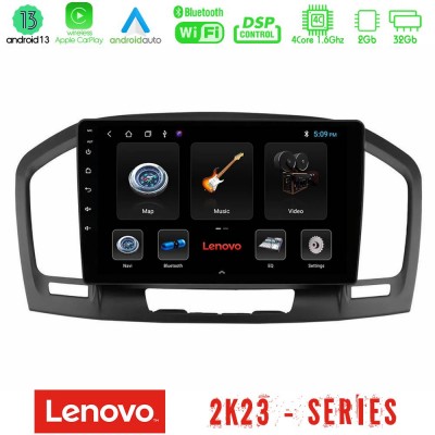 Lenovo Car Pad Opel Insignia 2008-2013 4core Android 13 2+32GB Navigation Multimedia Tablet 9