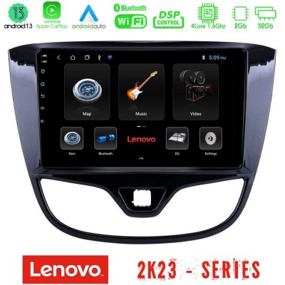 Lenovo Car Pad Opel Karl 2017-2019 4Core Android 13 2+32GB Navigation Multimedia Tablet 9